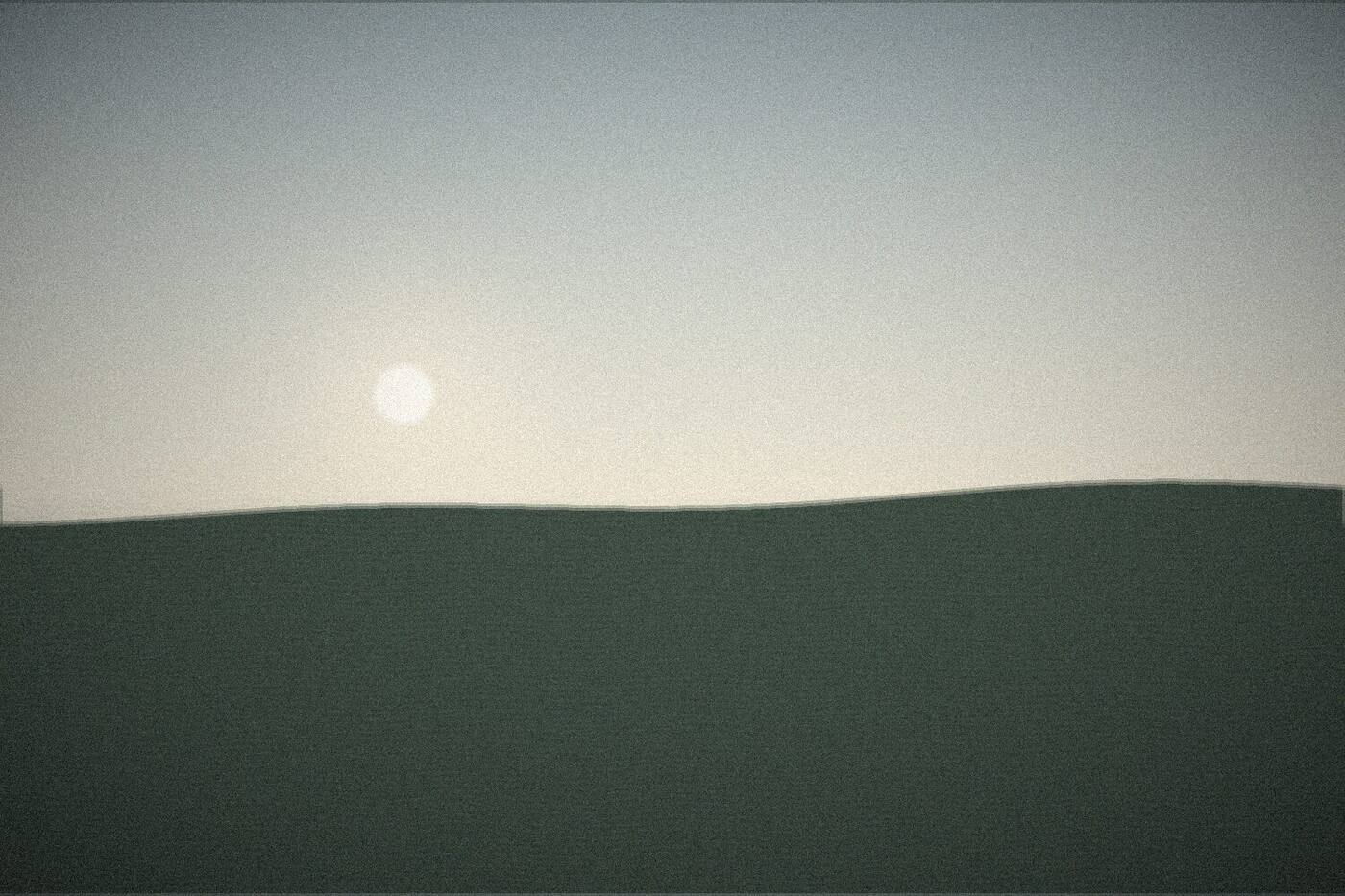 First light, before the boats